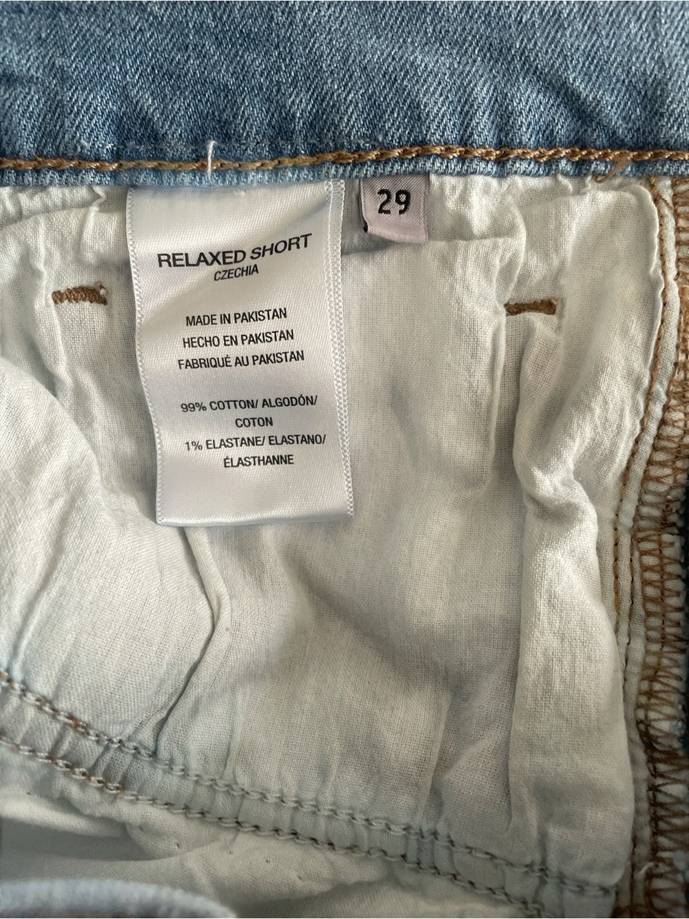 Joe's Jeans Light Blue Frayed Hem Denim Shorts Size 29 - Picture 6 of 7